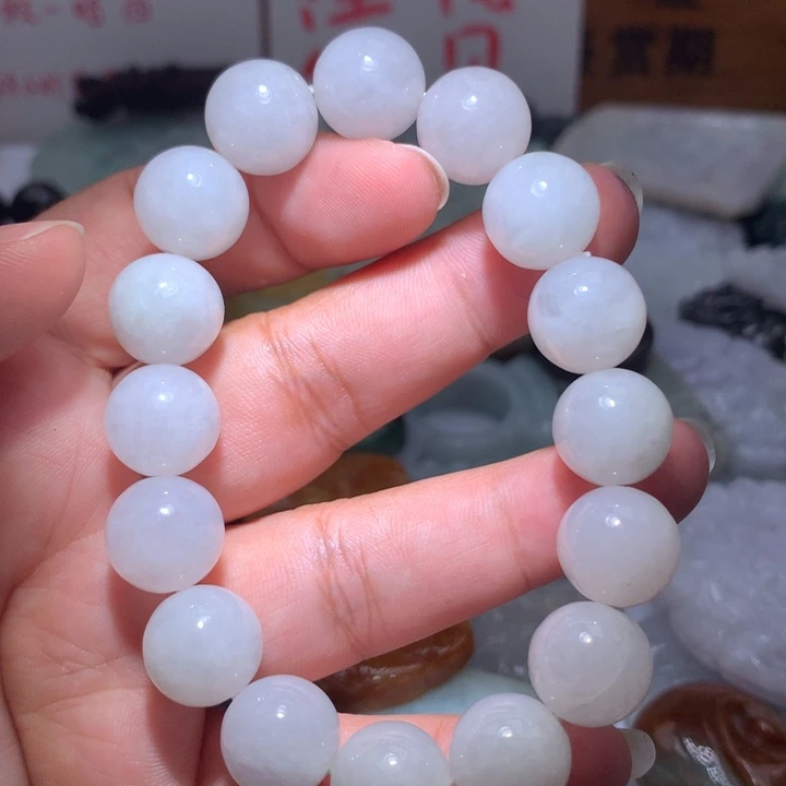 翡翠未镶嵌颈饰保真天然A货翡翠