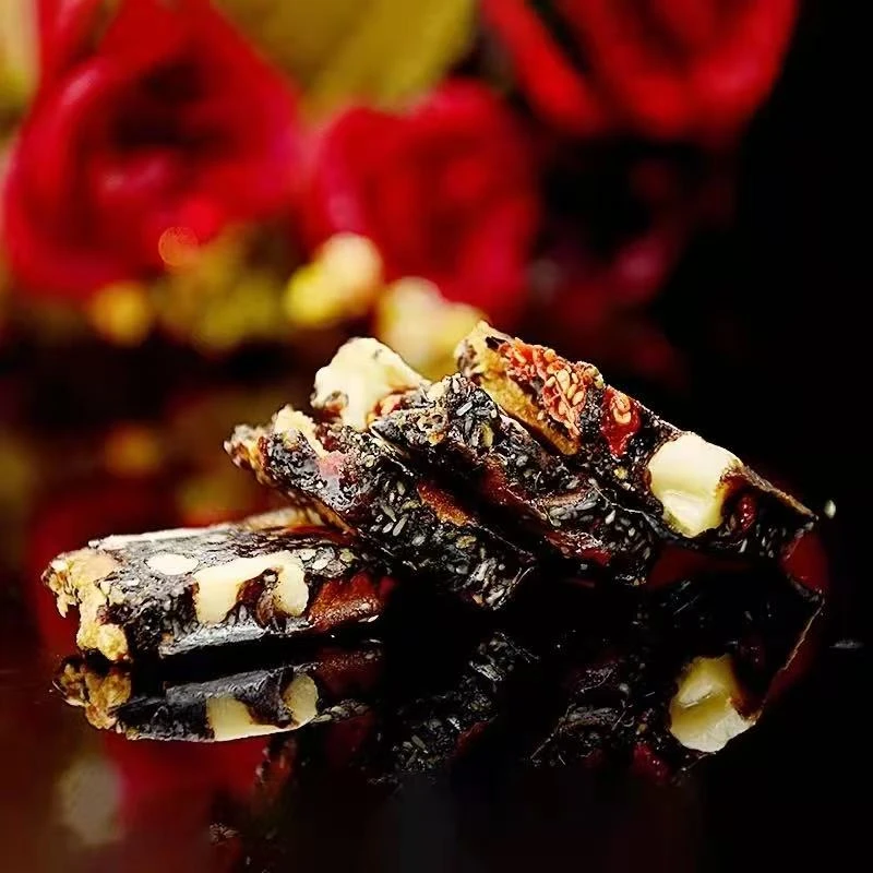 精美铁盒黑芝麻核桃阿胶糕200g/盒即食