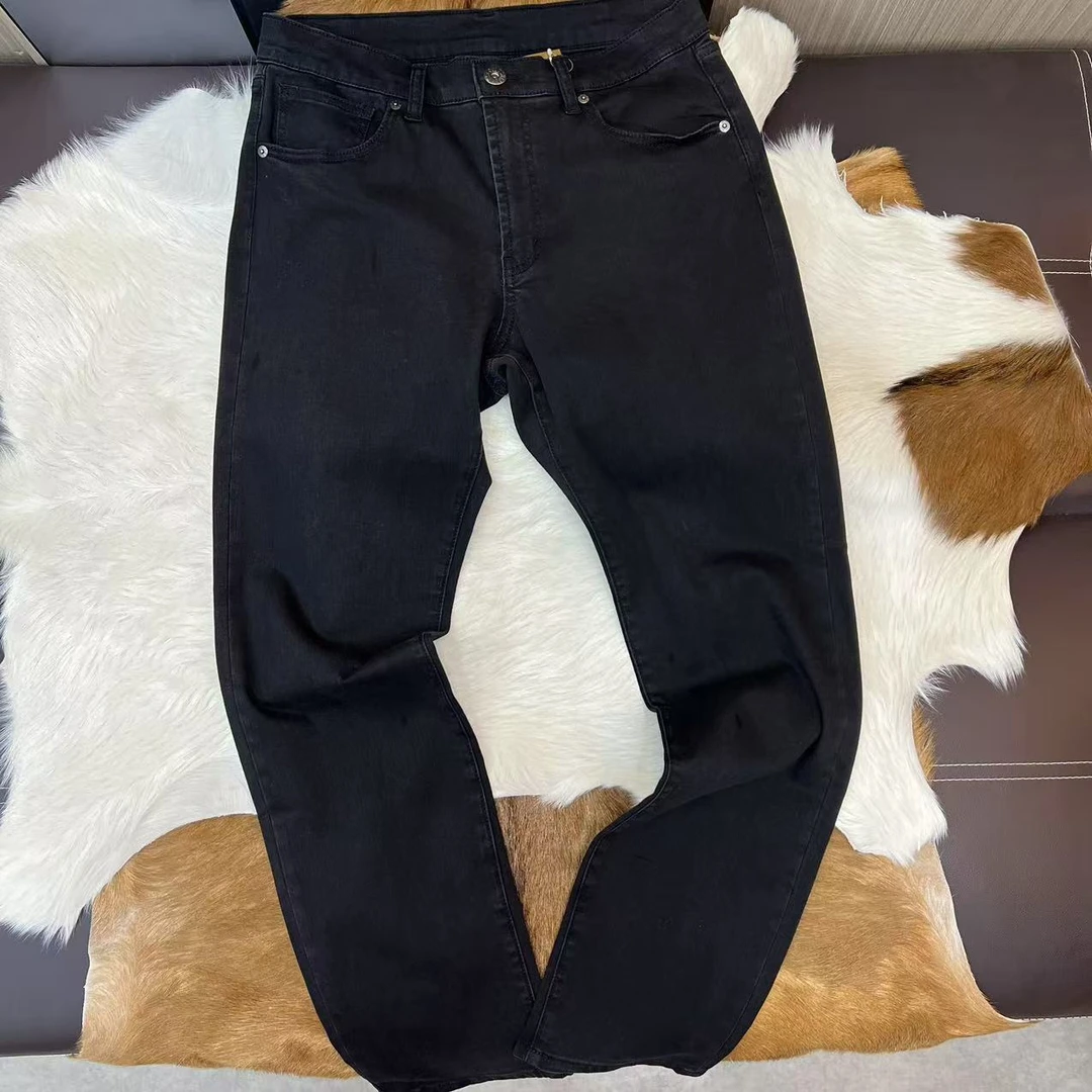 高品质 四面高弹力 秋季男士时尚休闲通勤水洗牛仔裤长裤