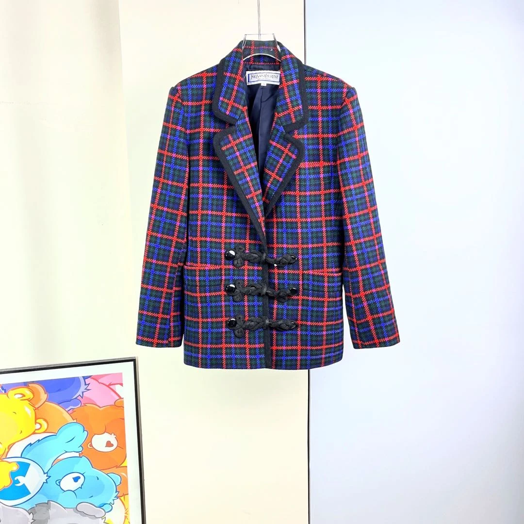 99新 YSL/圣罗兰 外套/M码/Bk060
