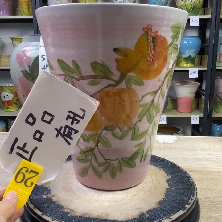 景德镇高温陶瓷花盆