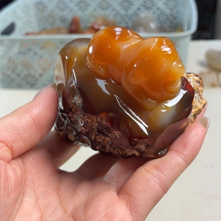 玛瑙/玉髓未镶嵌吊坠(不含链)