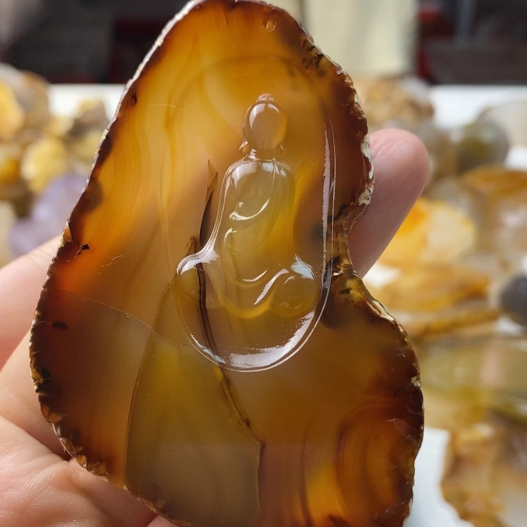 玛瑙/玉髓未镶嵌颈饰