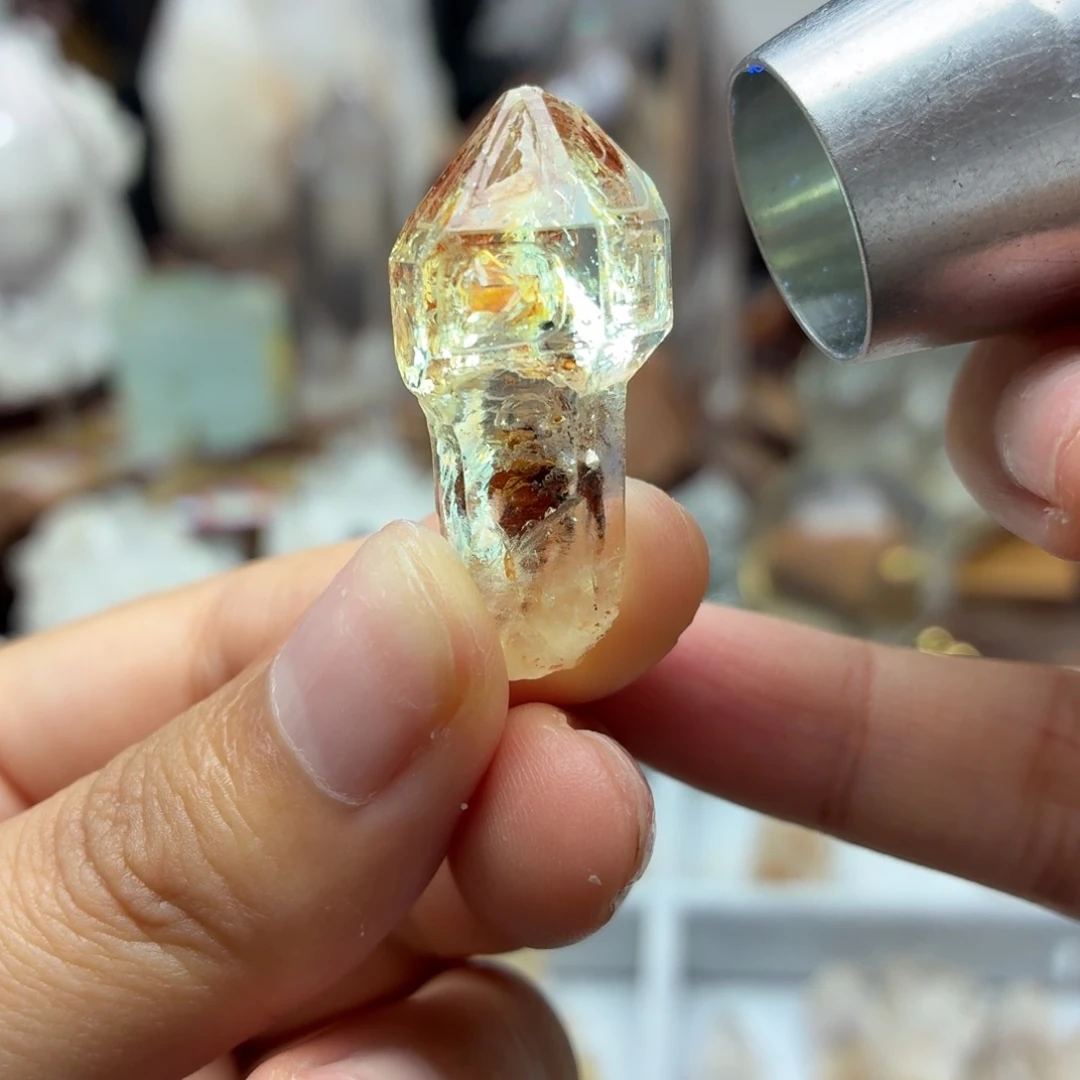 银S925镶嵌珠宝半成品水晶