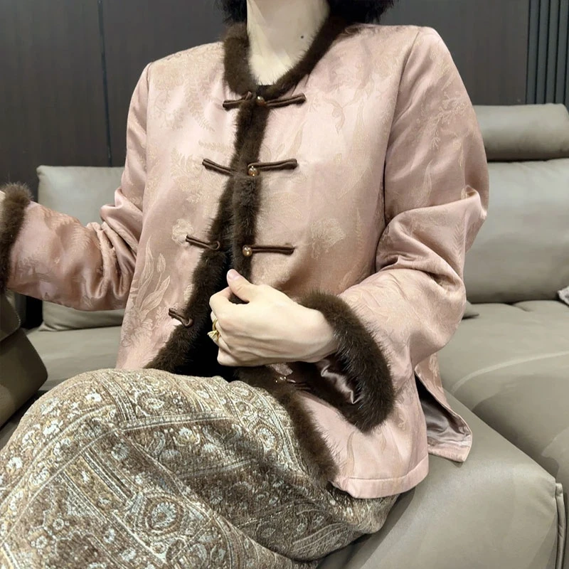 2025秋新款新中式复古贵气时尚盘扣外套百搭显瘦高级感上衣女士