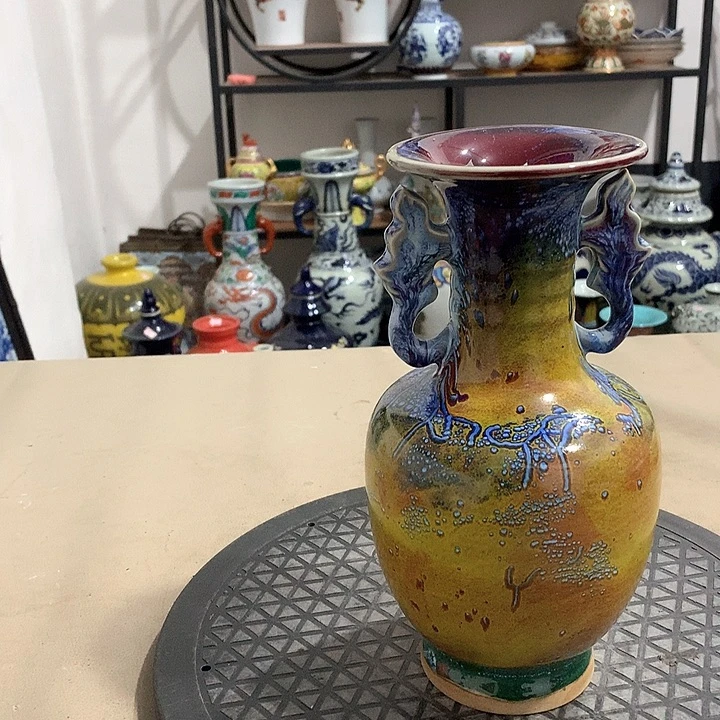 摆件陶博古架陶瓷摆件