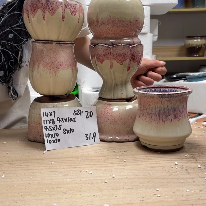 紫砂花盆多肉花盆微瑕20