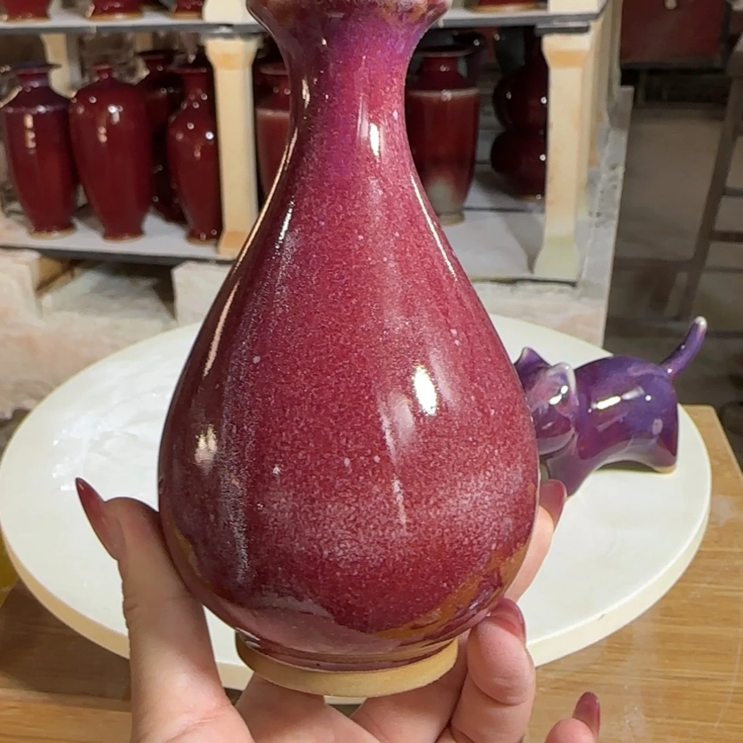 瓷摆件郑家钧窑摆件