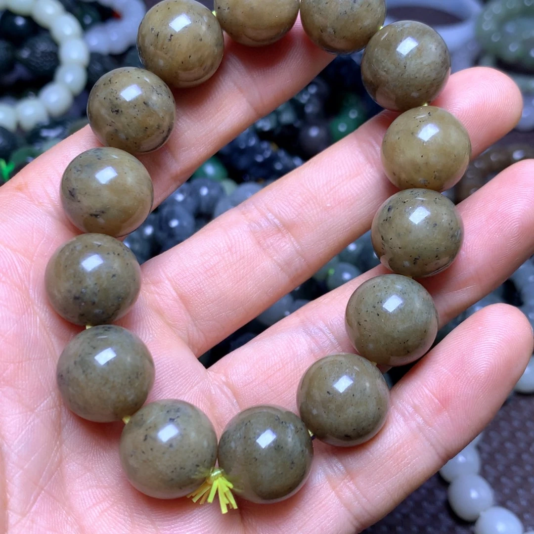 和田玉未镶嵌手串16