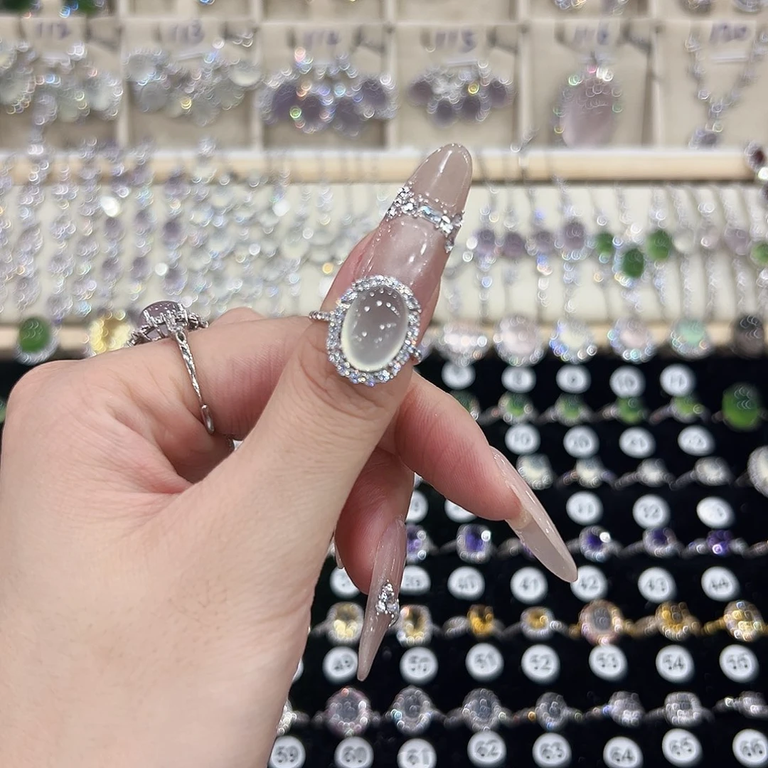 @***劉岫玉银S925镶嵌戒指