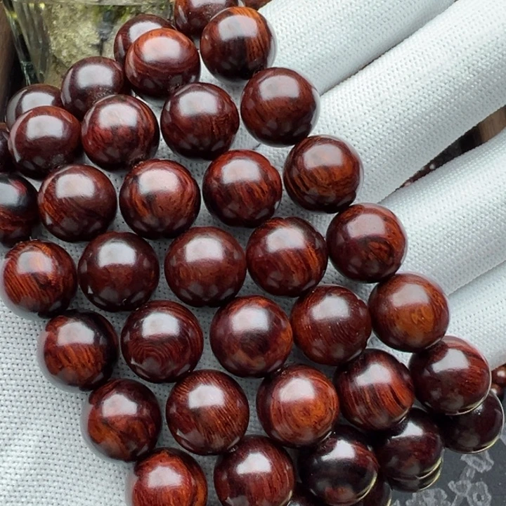 木海南红降1.2满油满香精品圆珠体验