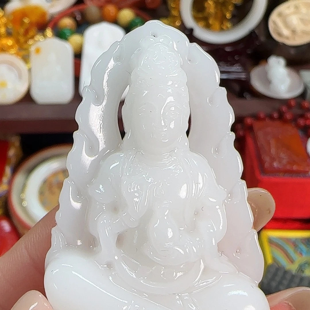 和田玉未镶嵌挂件