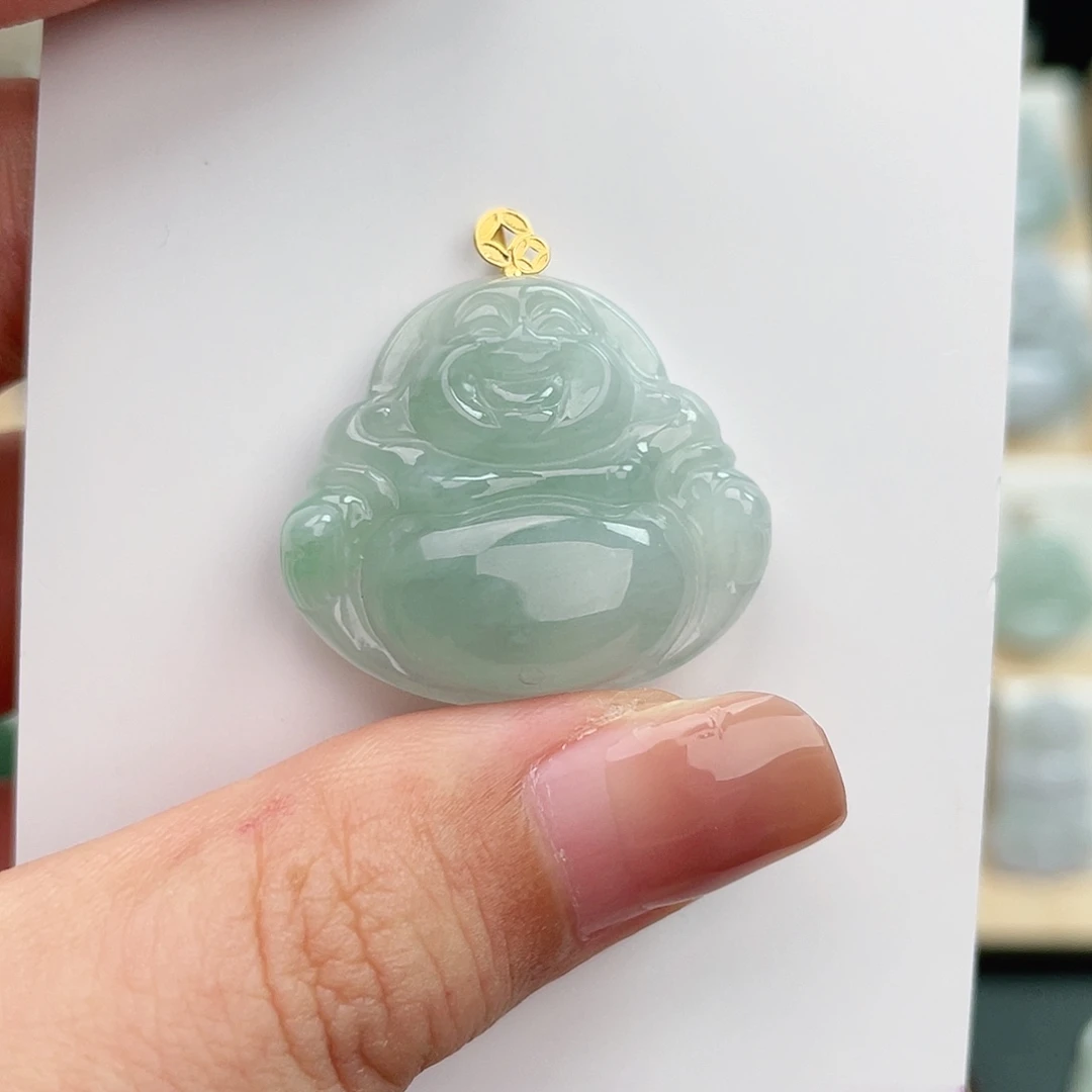 颈饰未镶嵌翡翠佛公