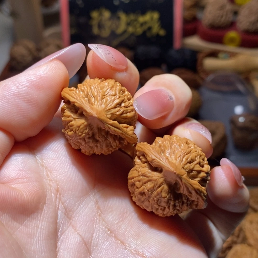 可***后把件文玩核桃官帽