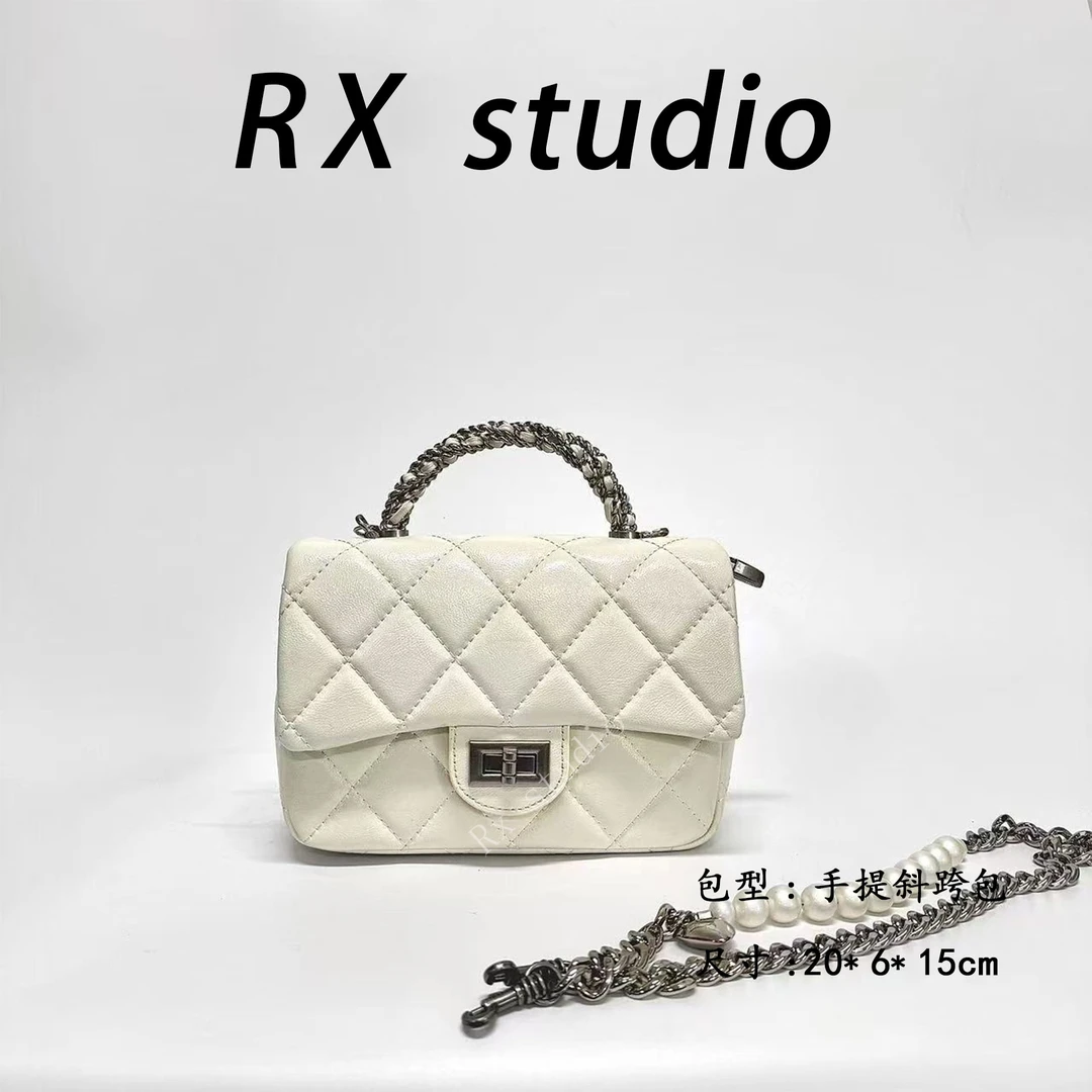 【母亲节礼物】SD-5182-奶油白RAIN.CUN轻奢小众时尚女士包