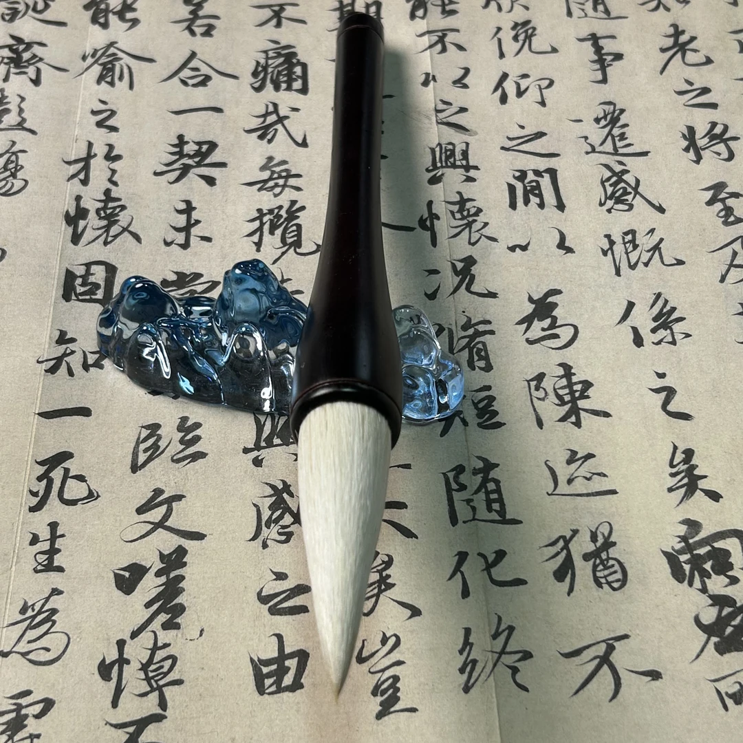 【千寻】出锋7.5口径2.1狼羊兼毫大提斗对联斗方榜书国画