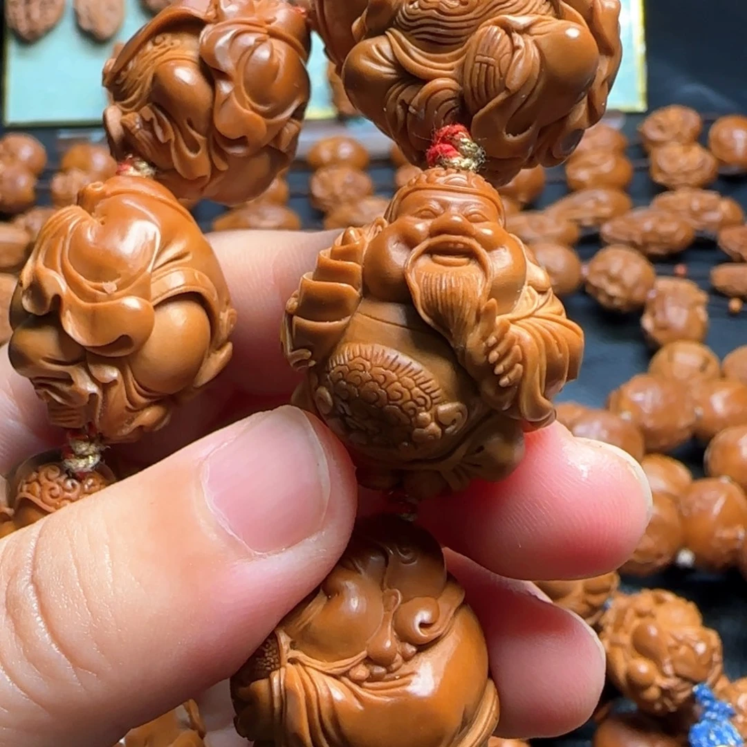 致***我橄榄核手串/手链2.5大财神