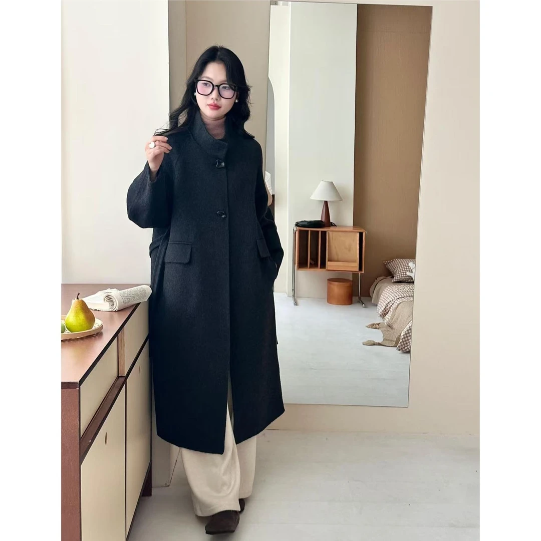 无印心匠【集合2】秋冬新款羊毛大衣女长袖百搭时尚