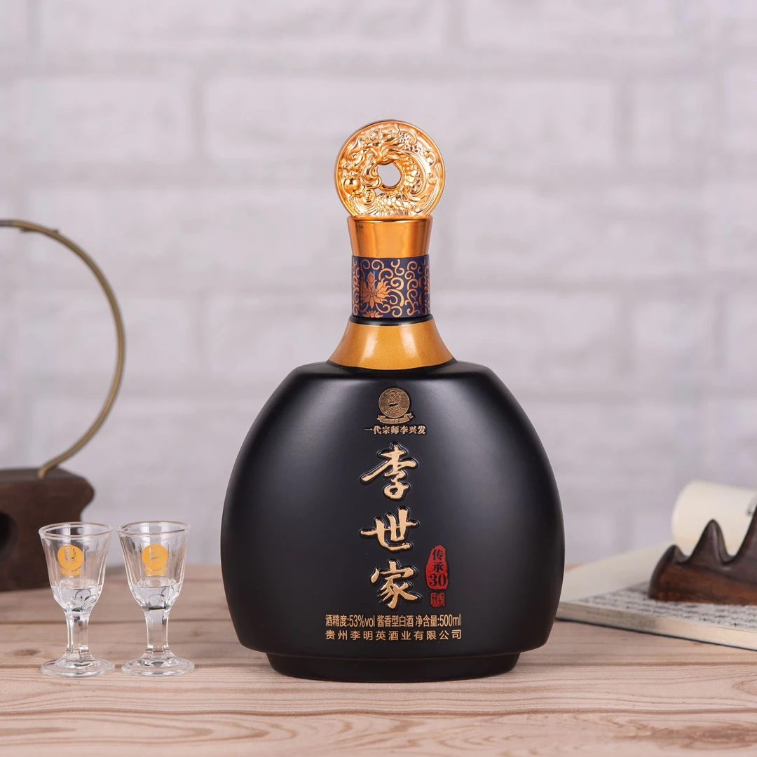 李世家传承30酒厂直营酱香型白酒53%Vol500