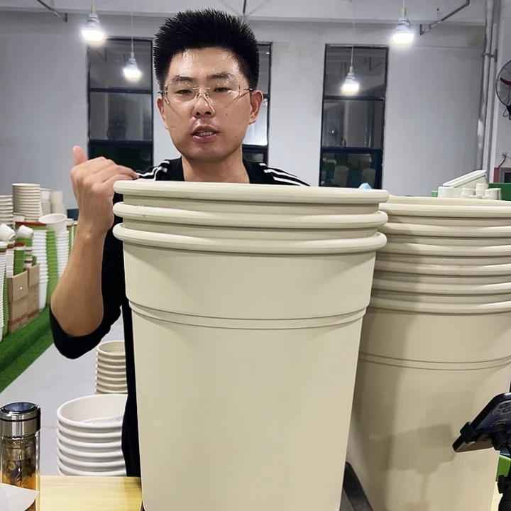 微瑕翻边口37高40米色3只无托