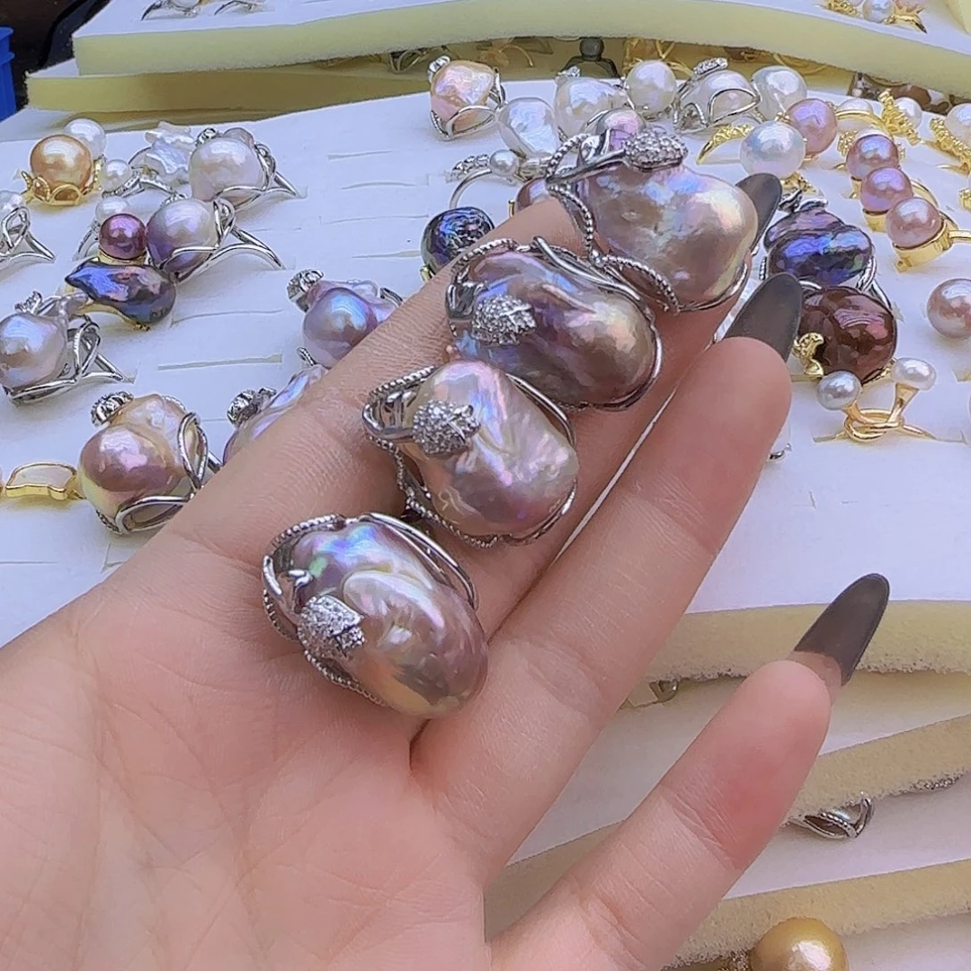 未镶嵌项链定制864淡水珍珠