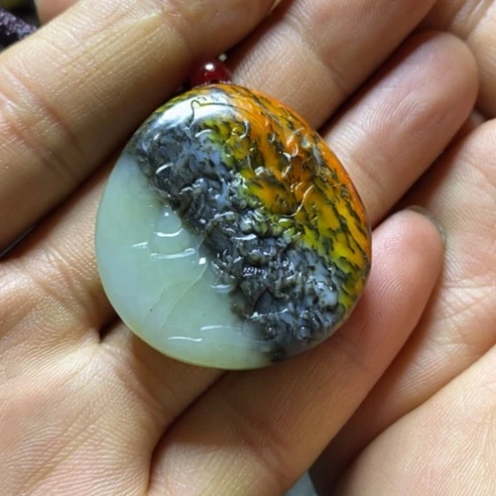 和田玉挂件未镶嵌a****f