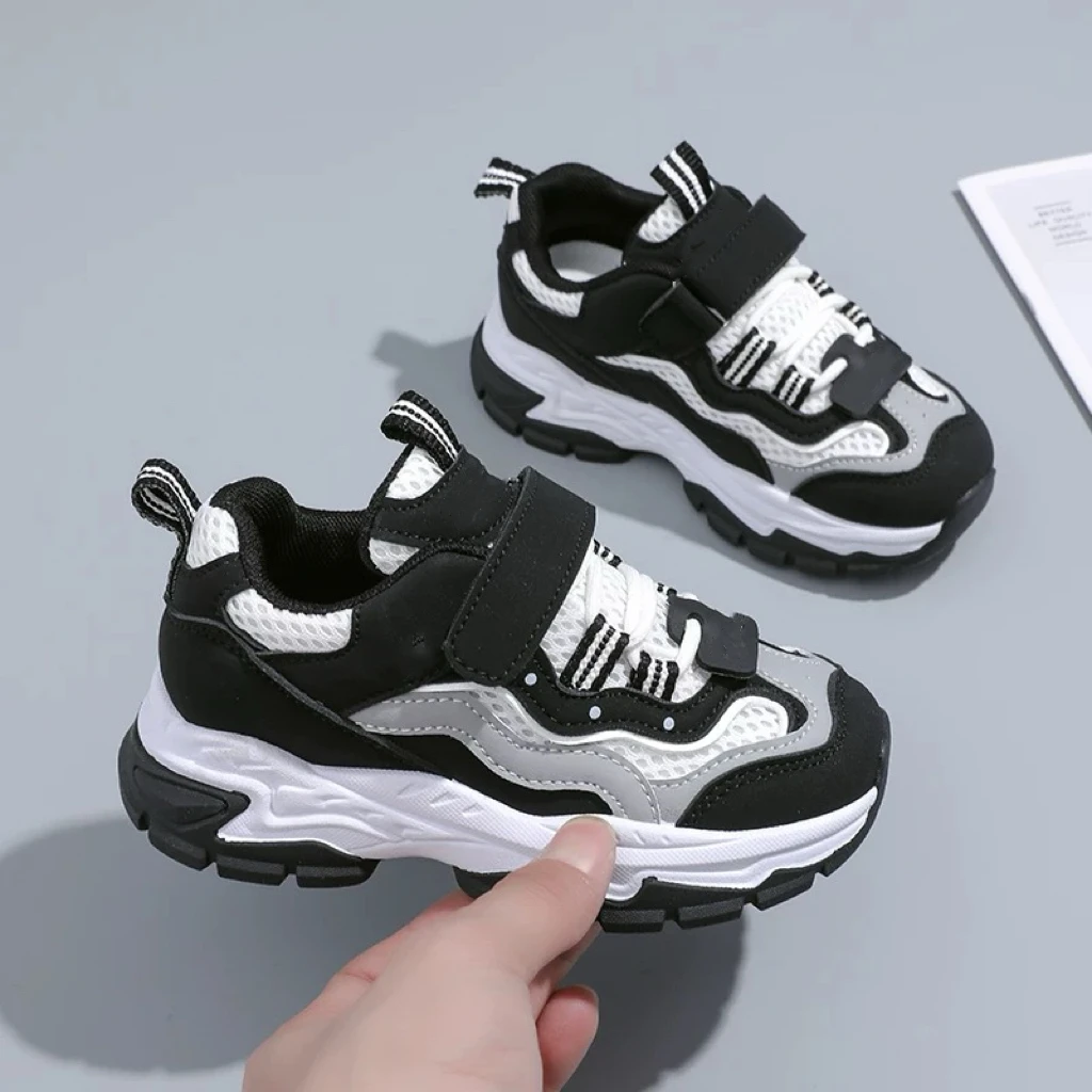 0009儿童潮鞋老爹鞋男童女童休闲男板鞋春秋季透气运动鞋