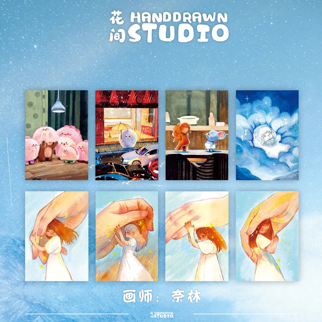 【手绘】花间手绘工作室《大笨钟》第二弹系列手绘收藏卡牌（代拆）