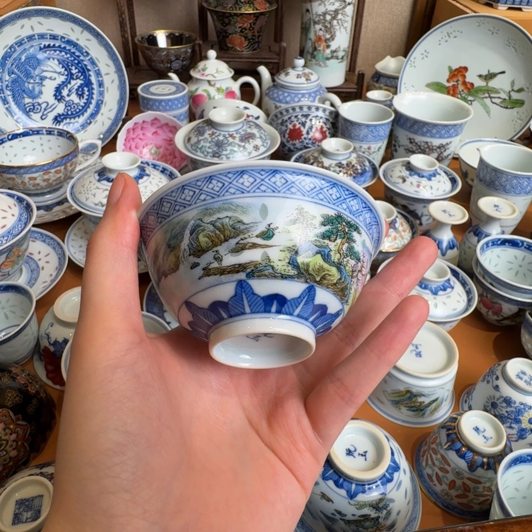 红***龙摆件陶景德镇纯手工手绘陶瓷