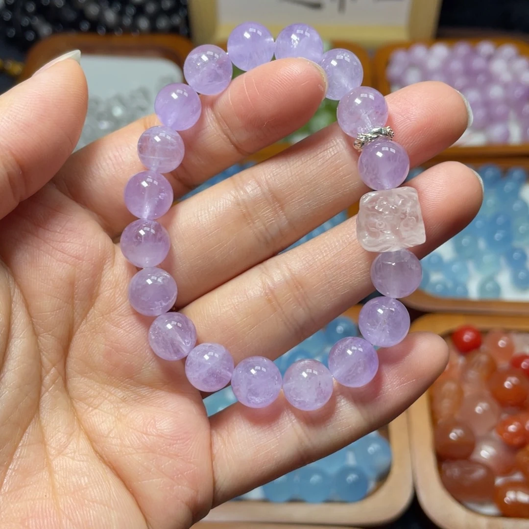 水晶未镶嵌手链紫水