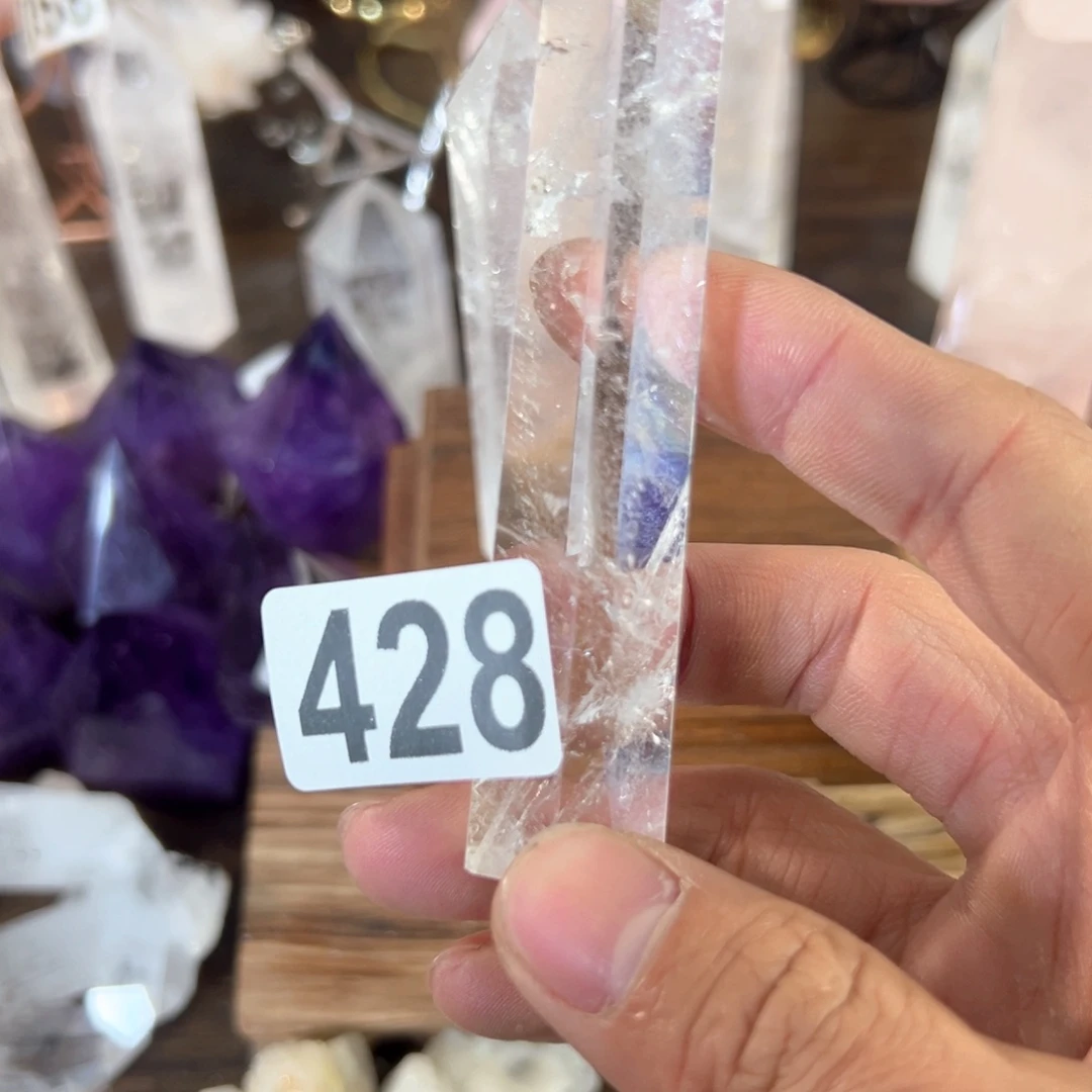 水晶天然水晶，默认微瑕未镶嵌