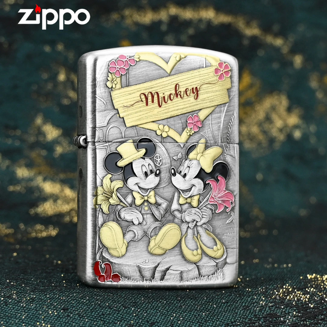 ZIPPO/之宝 官方正品煤油打火机盔甲米老鼠防风男士高端款