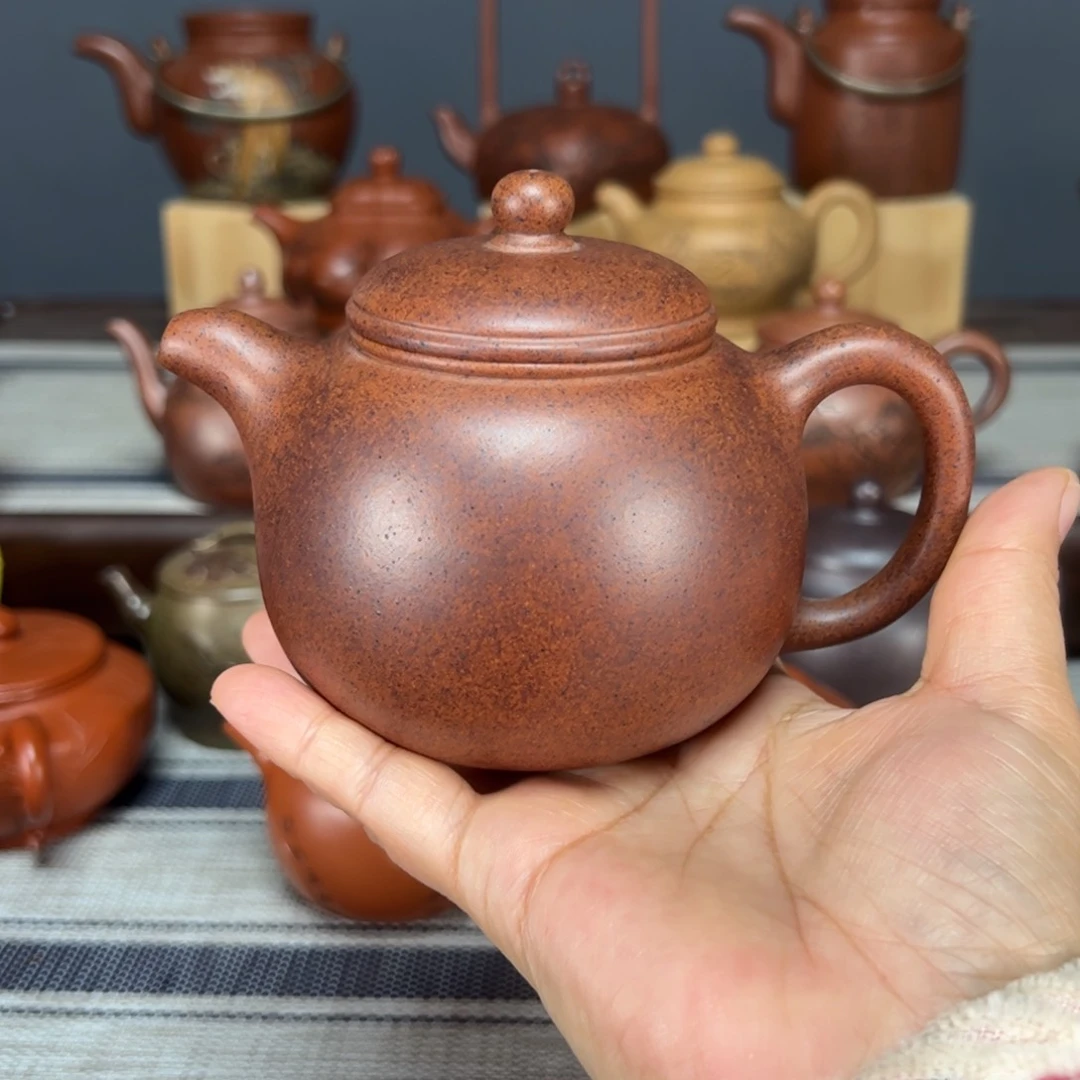茶壶紫砂致*匏尊紫泥柴烧