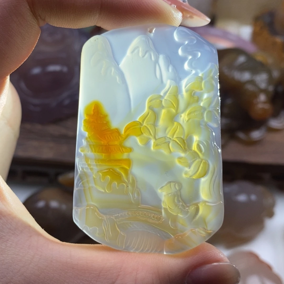 玛瑙/玉髓未镶嵌颈饰