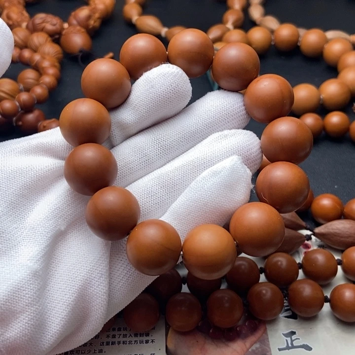 手串/手链橄榄核1.78鸡血红铁核同轴