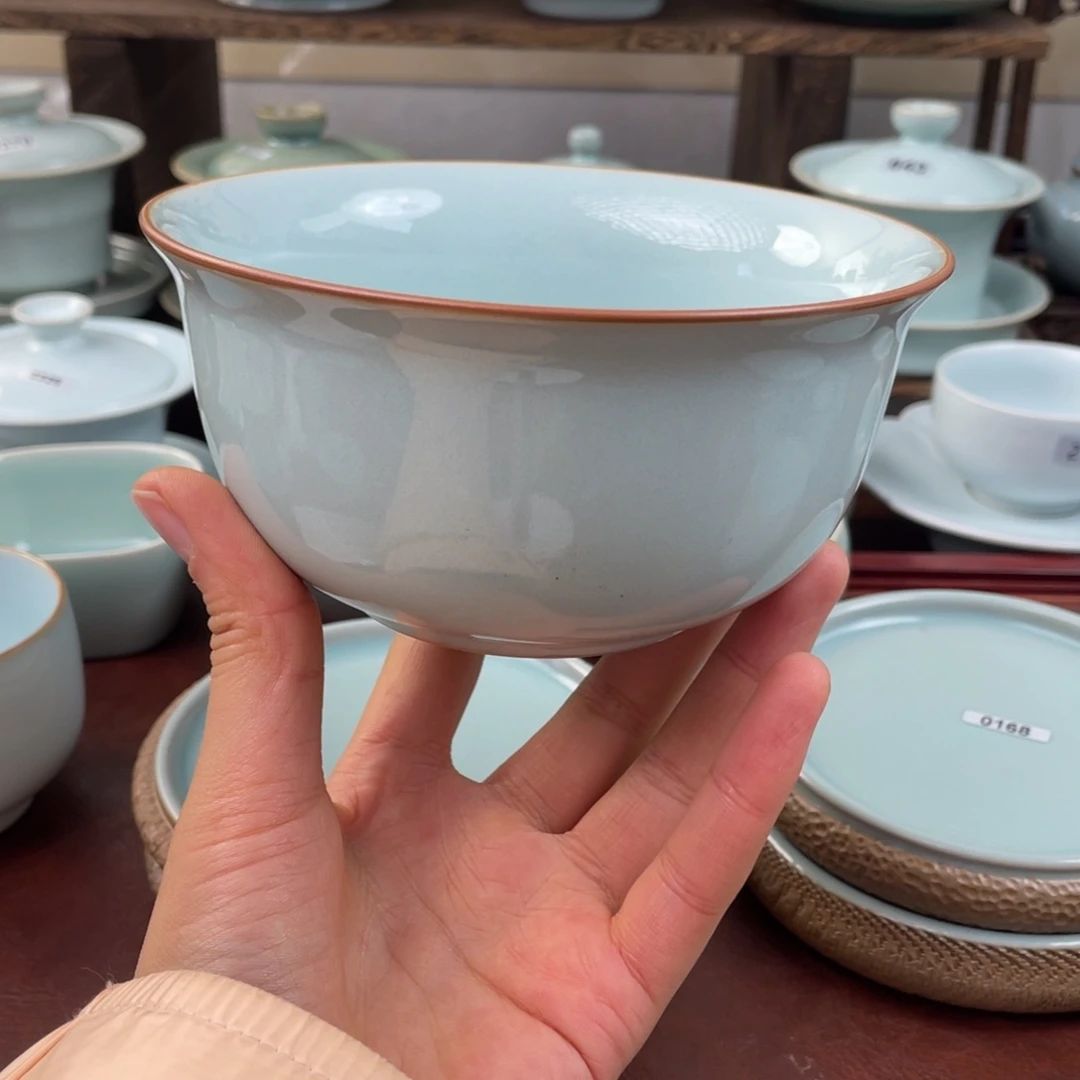 微瑕天青碗…………………$