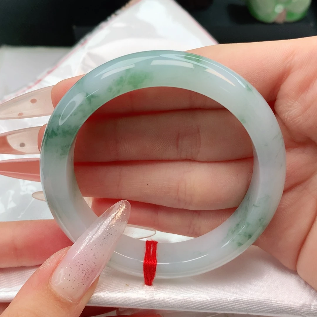 未镶嵌手镯翡翠正圈53