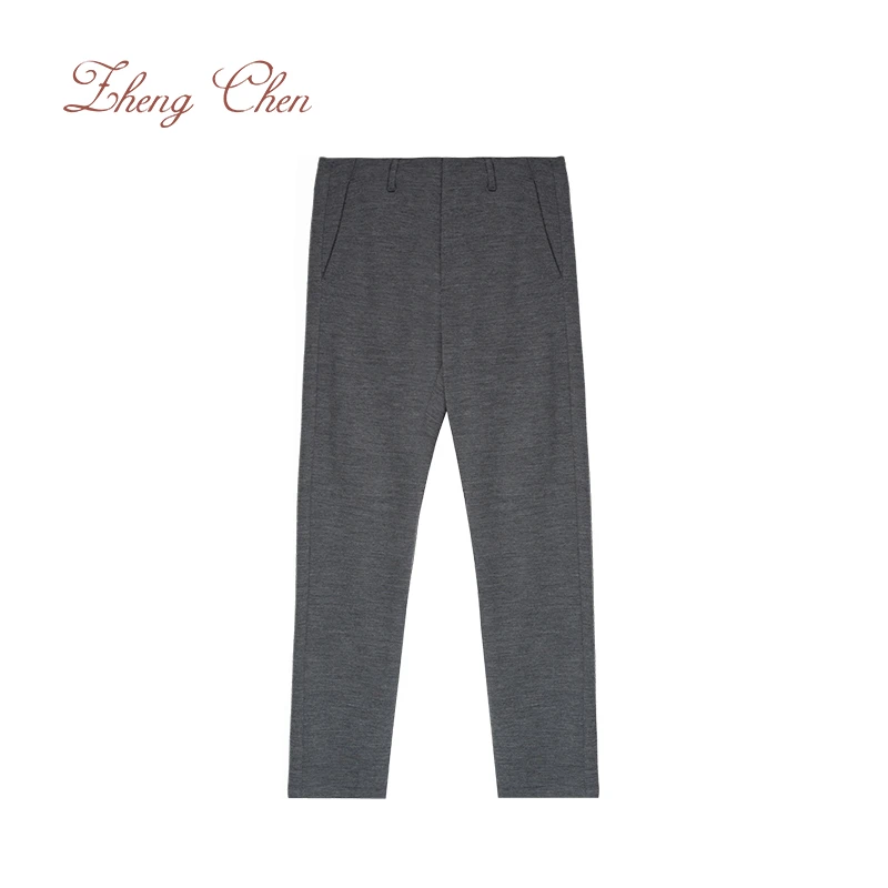 秋冬高性能TM羊毛加厚休闲西裤Y-P95909