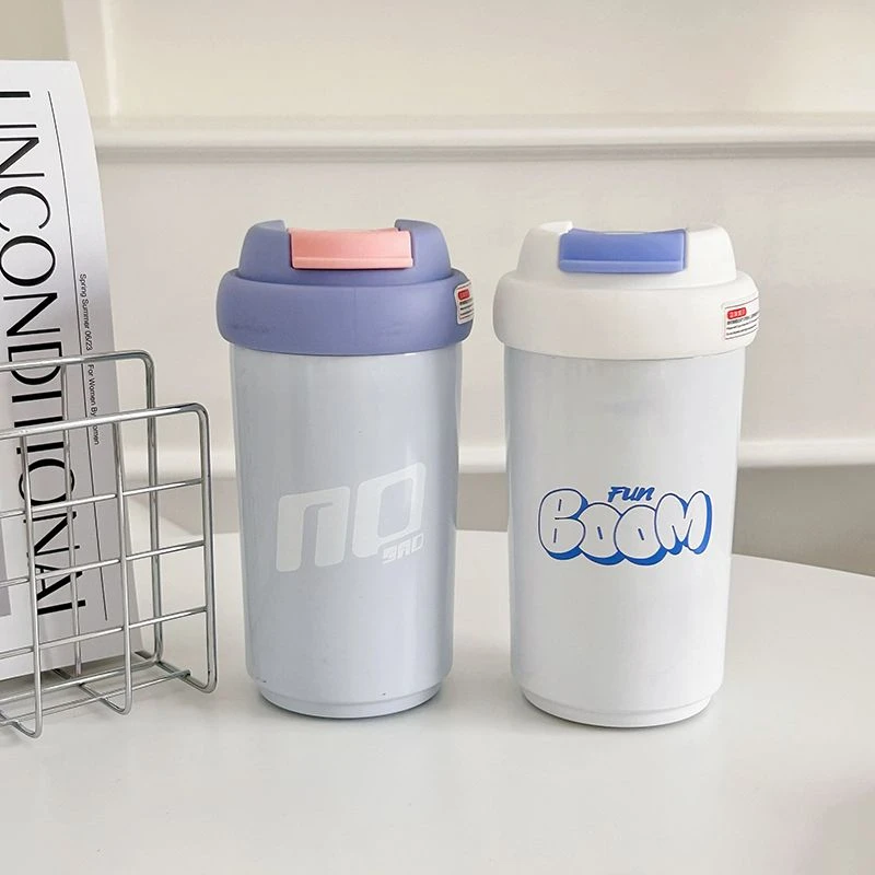 水杯女新款2025高颜值保温杯外出便携好看情侣保冷咖啡杯子