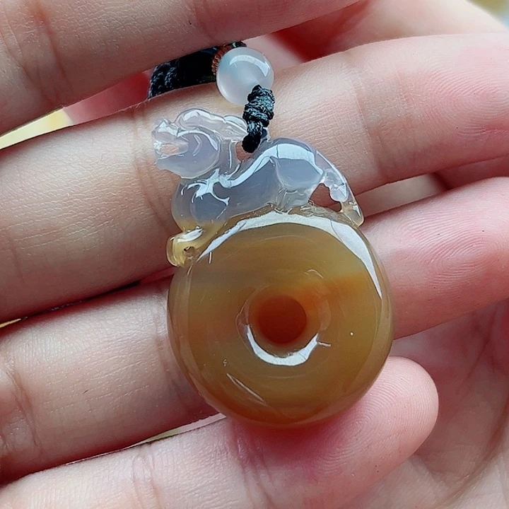 丽***屋未镶嵌玛瑙手饰吊坠