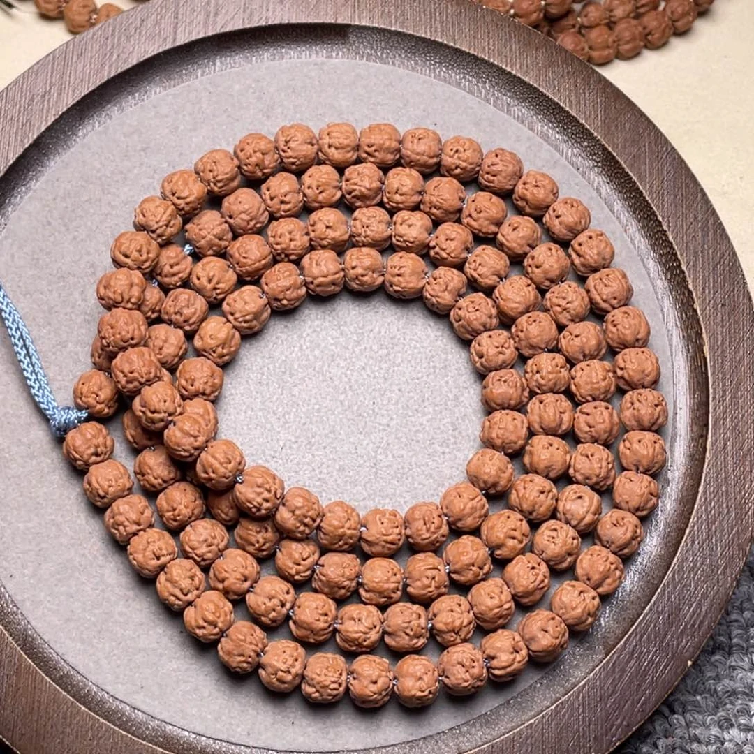 手串金刚菩提正*梅朵头货佛手108尺寸7.5