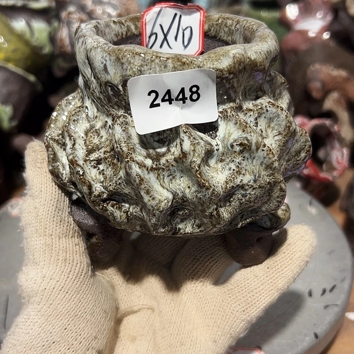 粗陶花盆制作就这样了，