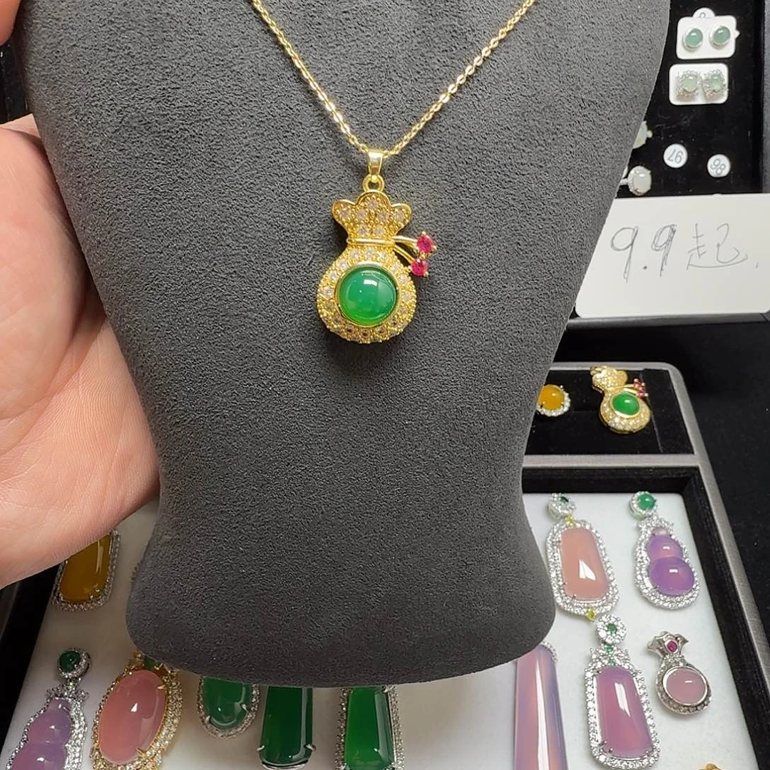 玛瑙/玉髓颈饰合金