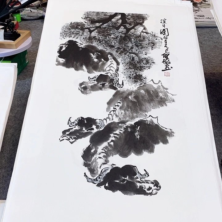 国画张圣敏先生纯手绘作品