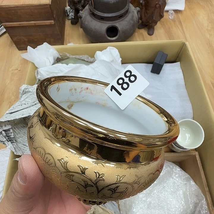 瓷片工艺品摆件瓷器摆件正能量
