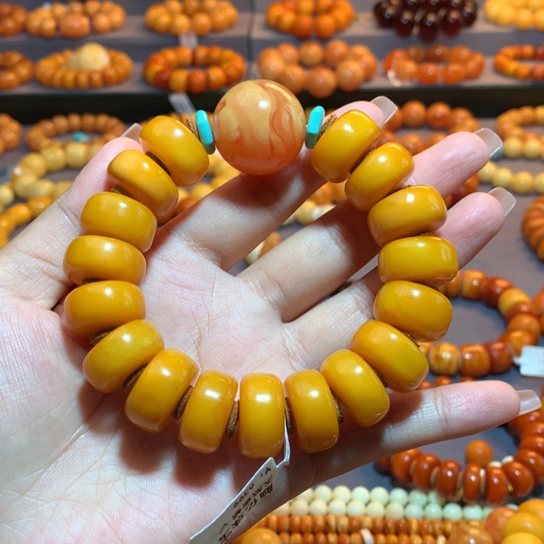 【闪购商品】手串蜜蜡未镶嵌一****蜜蜡手串