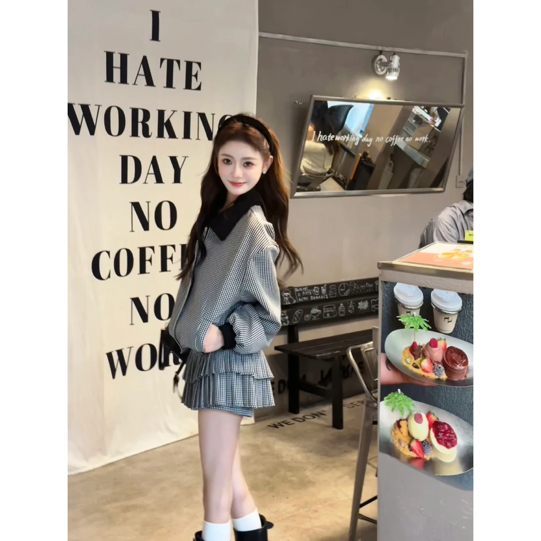 萱Xuan●两件套预JJQ4TZ6215时尚气质小香风小个子长袖洋气