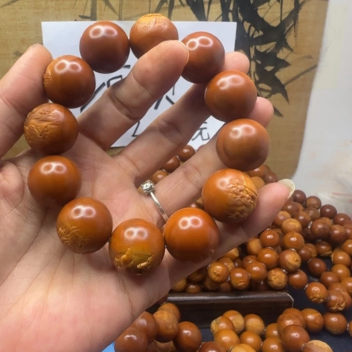 岁***刀把件橄榄核橄榄核手串
