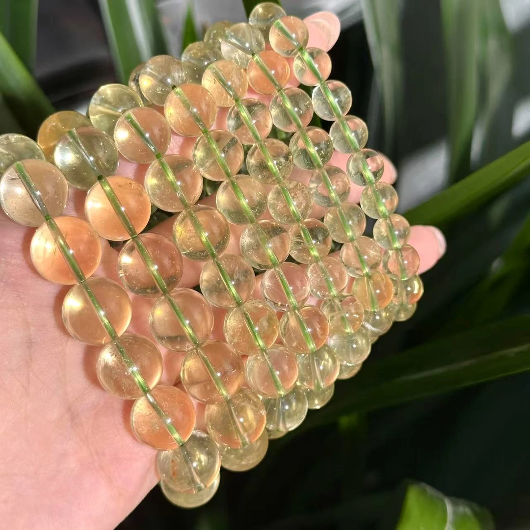 H287 天然黄水晶手串 多样性发其一
