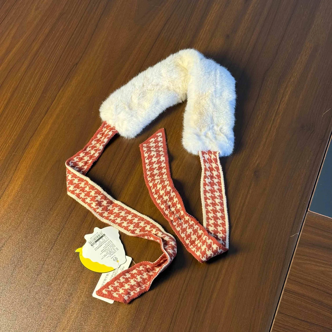 九木甜美毛绒围脖-织带-50017376